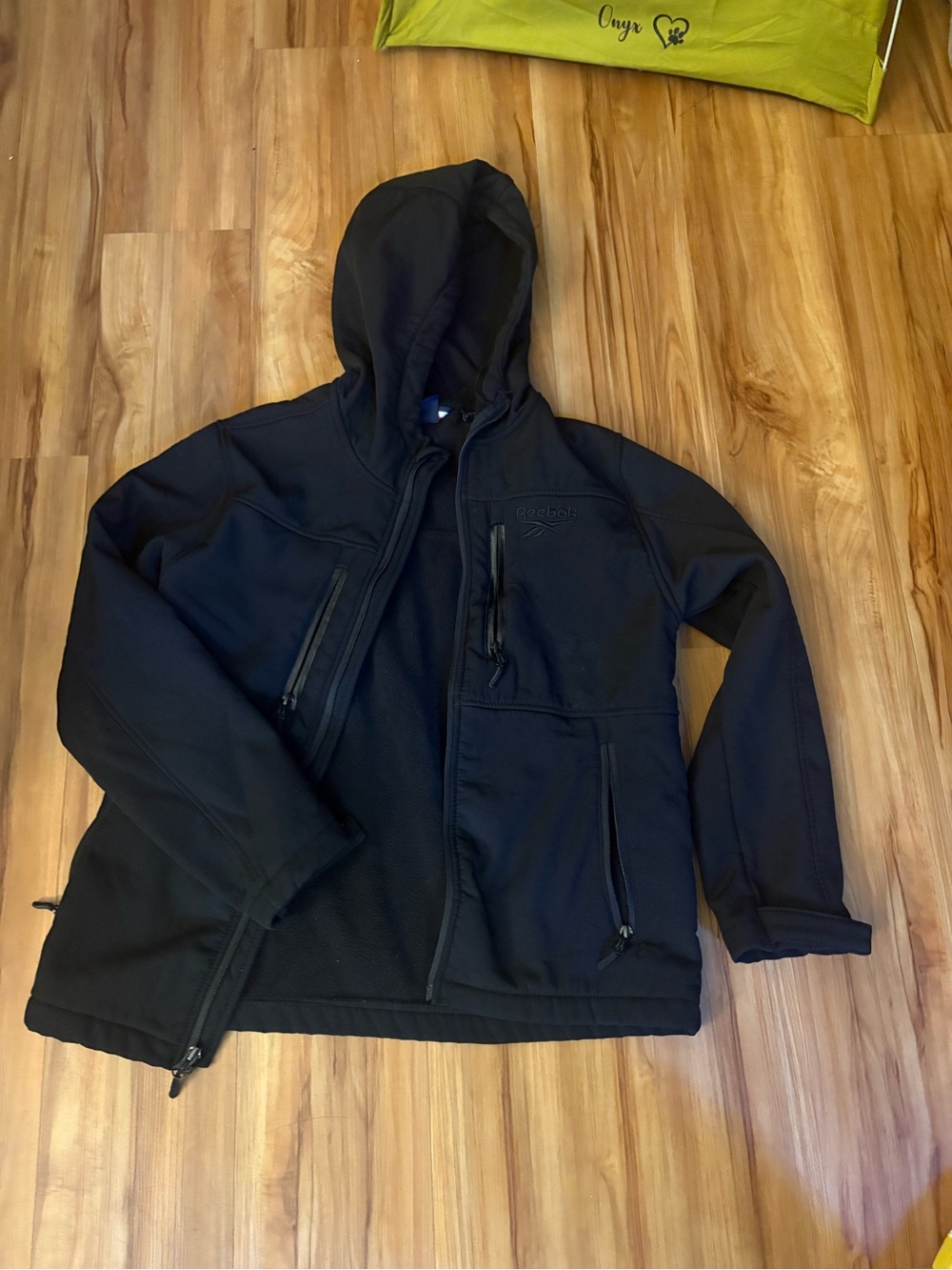 Reebok Boy’s Black Hooded Jacket